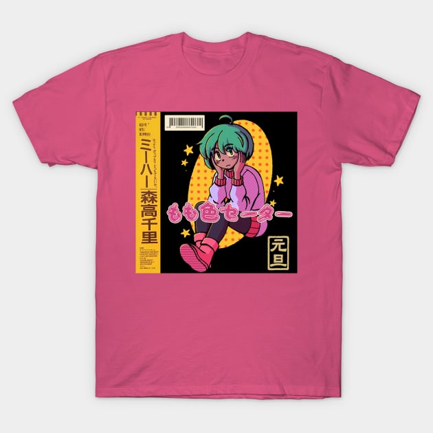 anime aesthetic retro vaporwave nostalgiacore T-Shirt by KinseiNoHime